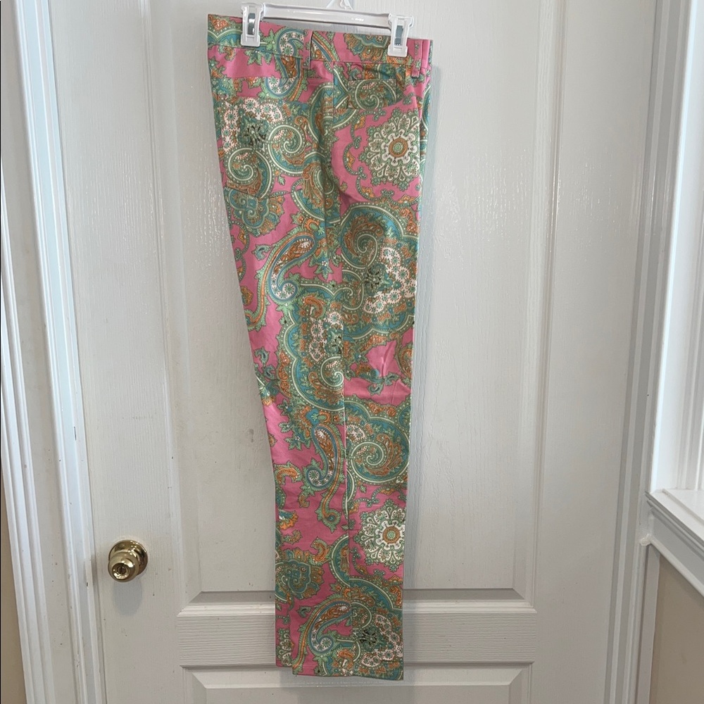Lauren Ralph Lauren, Colorful Paisley Print Pants. Perfect condition. Size 8.